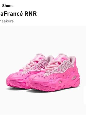 LaFrance Pink Men's Athletic Sneakers